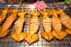 squid bbq thai grilled yang pla muek